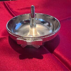 Kate Spade silver ring holder dish